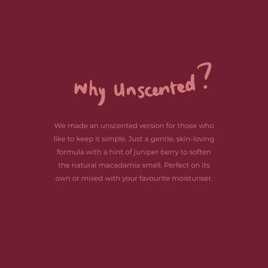 Unscented Macadamia Body Oil - 100ml