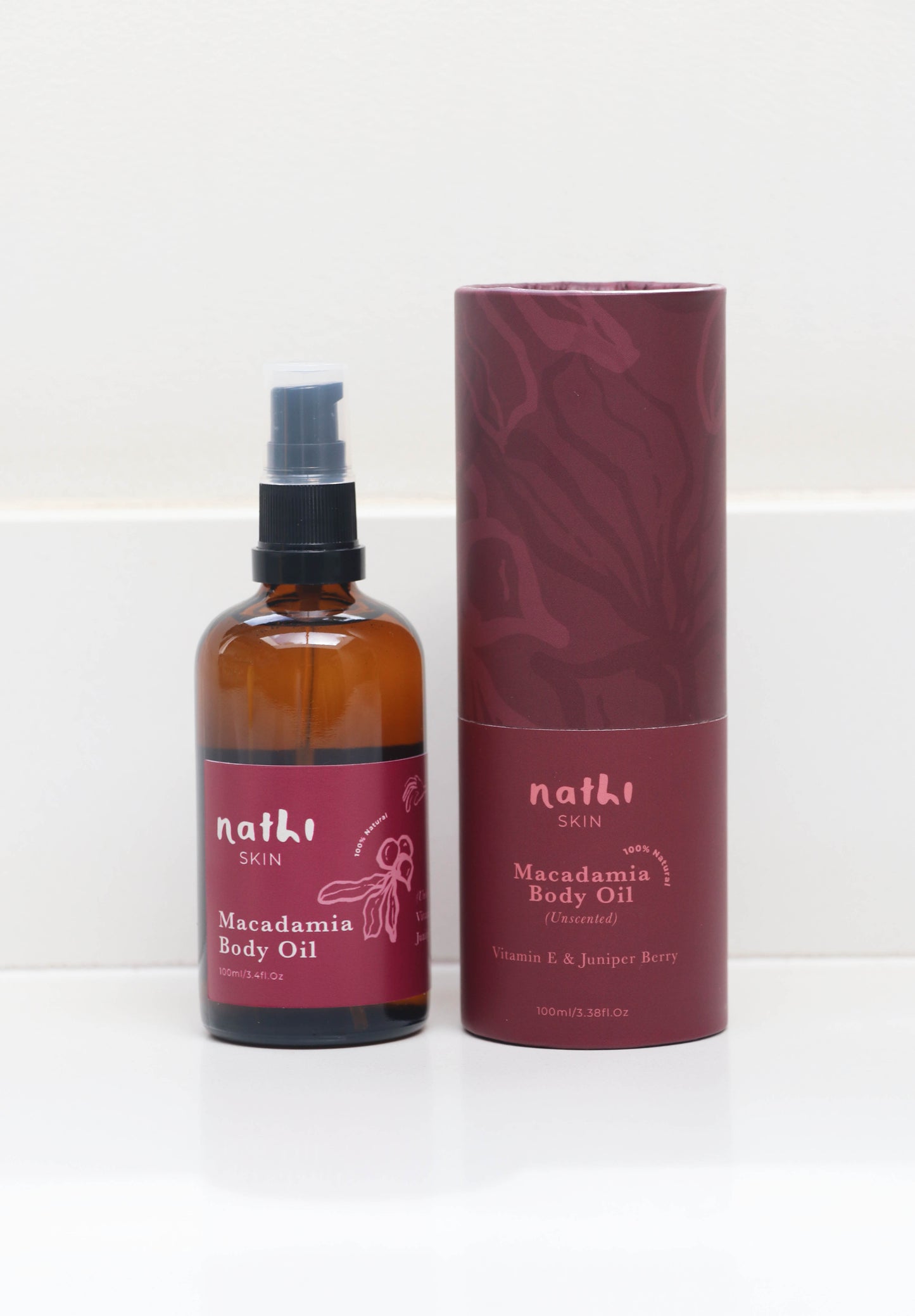 Unscented Macadamia Body Oil - 100ml