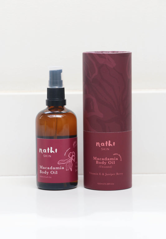 Unscented Macadamia Body Oil - 100ml